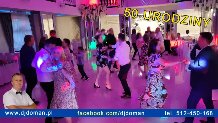 DJ na 50 urodziny w Sandomierzu – oprawa muzyczna i zabawa taneczna